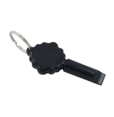 Portable 2-in-1 Whistle Compass Keychain Watch Pocket Outdoor Camping Hiking