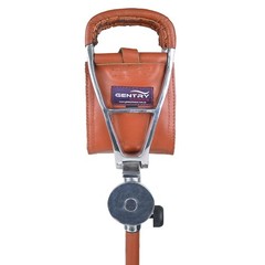 Outdoor Shooting Stick Spectator Adjustable Leather Walking Stick Fishing Stool