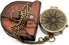 Military Compass for Hiking and Survival- Waterproof Brass Nautical Pocket Co…