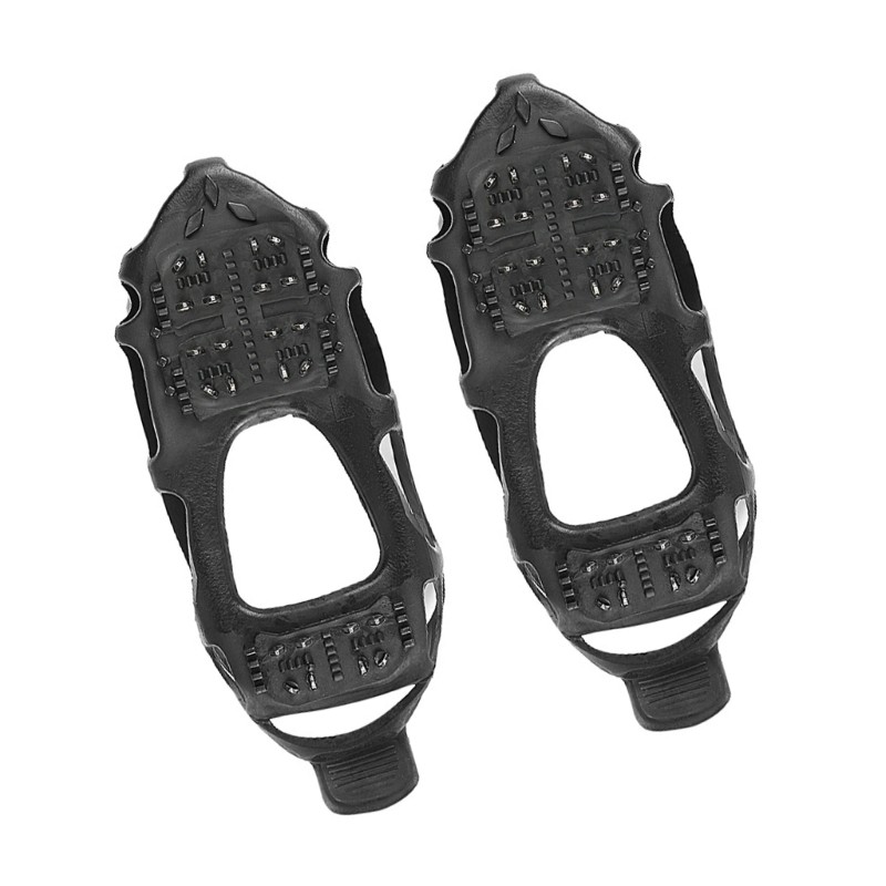 24 Teeth Ice Snow Crampons Slip Resistant Shoe Cover for Winter Outdoor Hiking