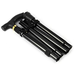 Telescopic Walking Stick Hiking Trekking Poles Aluminum Alloy Folding Cane