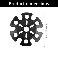6 pieces snow plates for hiking poles universal, snow plates rubber trekking…