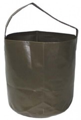 Folding Bucket 10 Litre Outdoor Camping Tent Bucket Olive