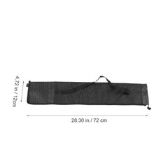 4Pcs Walking Stick Storage Bag Black Oxford Cloth Multipurpose Outdoor Use