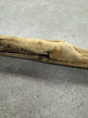 VTG Weathered Driftwood Skinny Tall Walking Stick 68″ Strong Staff OOAK Raw MN