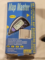 Aques Map Master Electronic Measuring Device Original Box Hiking Driving