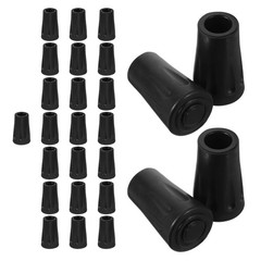 25 Pcs Hiking Pole Rubber Tips Replacement Walking Cane Replacements Heavy Duty