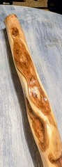50″ – Hand Carved Diamond Willow – Finished with apoxy – Hiking /Walking Stick