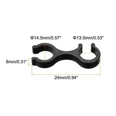 4Pcs Trekking Pole Clips Walking Stick Accessories Double Rod Buckle Connector