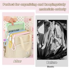A4 Waterproof Colored File Bag Clear Homework Folder Book Sleeve Mesh 1 Yellow