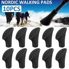 10 Reinforced Rubber Tip End Cap Hammers Trekking Pole Hiking Walking Stick Cane