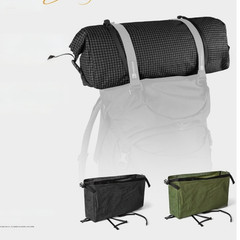Waterproof Ultralight Backpack 12L Nylon Roll Top for Outdoor Adventures