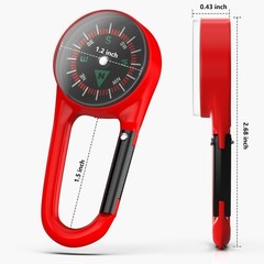 Lightweight Keychain Compass for Camping and Fishing, Portable Navigation Tool