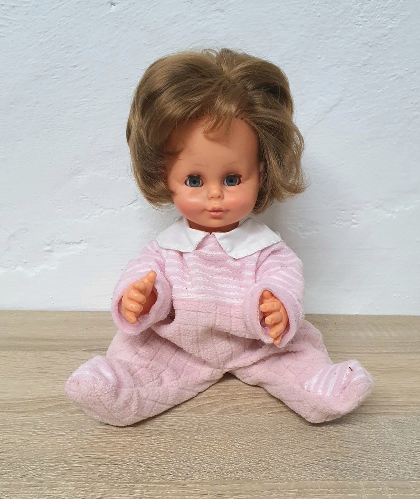 Play doll vinyl doll doll M Zapf 36 cm sleep eyes collector rarity Vintage
