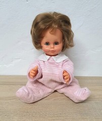 Play doll vinyl doll doll M Zapf 36 cm sleep eyes collector rarity Vintage