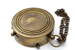 Handmade Engraved Brass Compass with Thoreau’s Go Confidently Quote | Inspira…