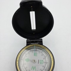 Vintage Engineer Lensatic Compass Military Hiking Camping Liquid Filled Taiwan