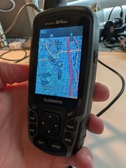 Garmin GPS Map 64st Handheld Mapping System With Topo Map