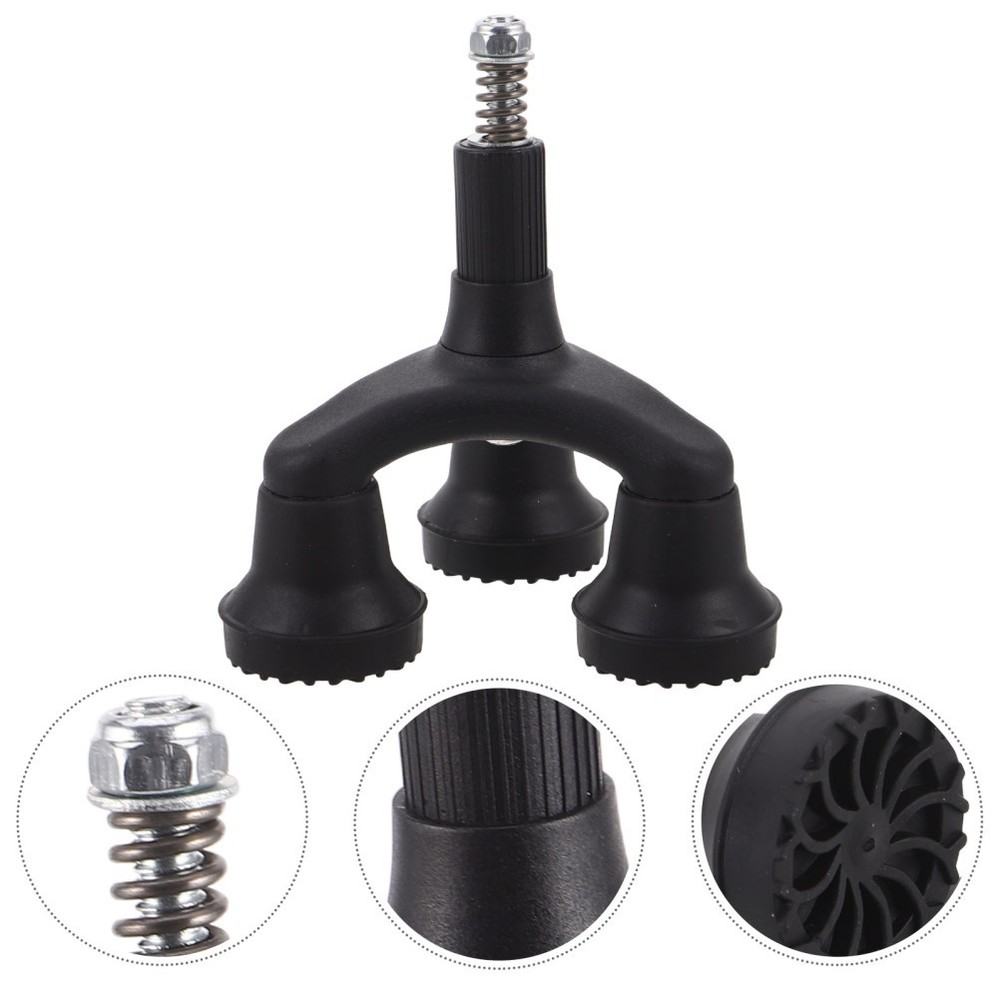 Self Standing for Cane Walking Tripod Base Prong Stick Tip
