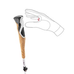 LEKI Cross Trail FX Superlite Trekking Poles – Compact One Color, One Size