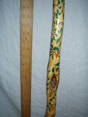 Walking stick / cane…very tall..new..hand painted..local pick up..Atlanta, Ga.