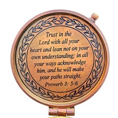 Gods Way Compass Baptism Graduation Gift For Boys Men Catholic Inspirational