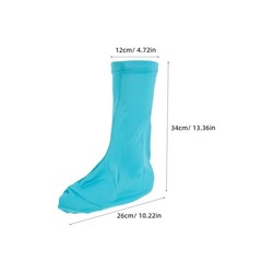 1 Pair Reusable Blue Outdoor Hiking Gaiters Lightweight Boot Covers for Men