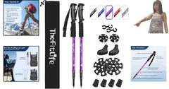 Collapsible Trekking Poles with Quick Lock System – Perfect for Hiking & Camping
