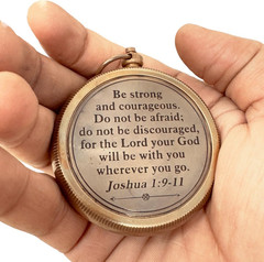God My Lord Compass – Compass Gift Inspirational Quote Engraved, Graduation Gift