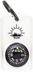 Portable Mini Compass with Split Ring | Easy-to-Read Luminous Direction Tool