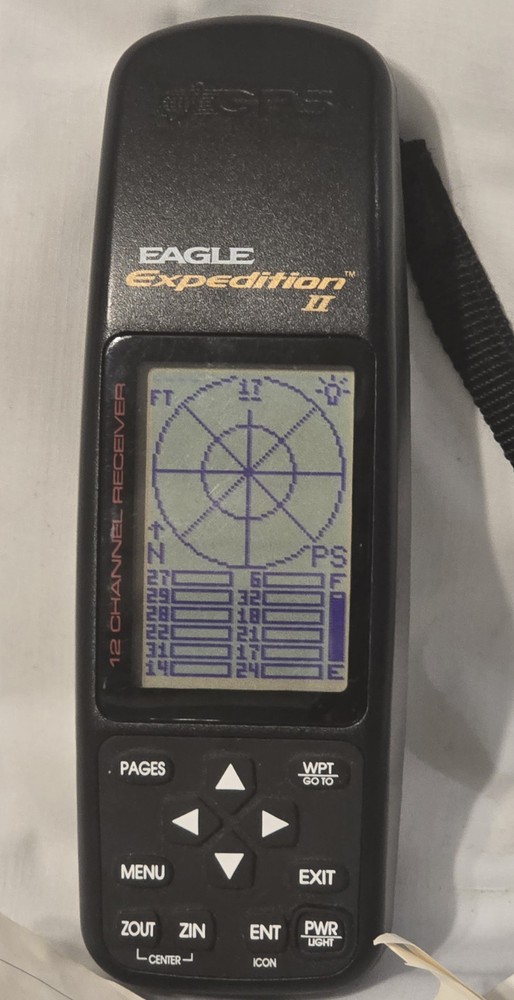 GPS MAPPING Eagle Expedition II /Unit 12 Channel Sat Receiver 1996-1997