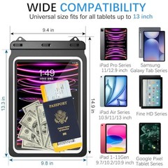 Universal iPad Waterproof Case Dry Bag Pouch for iPad Pro 12.9″ 12.9inch