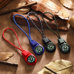 9 Pack Mini Survival Compass Bundle| Multicolor Liquid Filled | Hiking & Camping