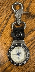 TOMAX Clip-On Compass North Jersey 1895 Japan Mvt w/ Tachymeter & Mini Strap