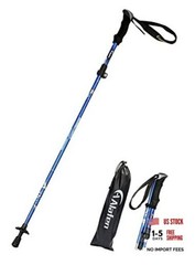 A ALAFEN Aluminum Collapsible Ultralight Travel Trekking 1 PC(1 Pole) P1_Blue