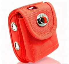 Orange Nylon Transponder Mounting Pouch – Waterproof – Status Window