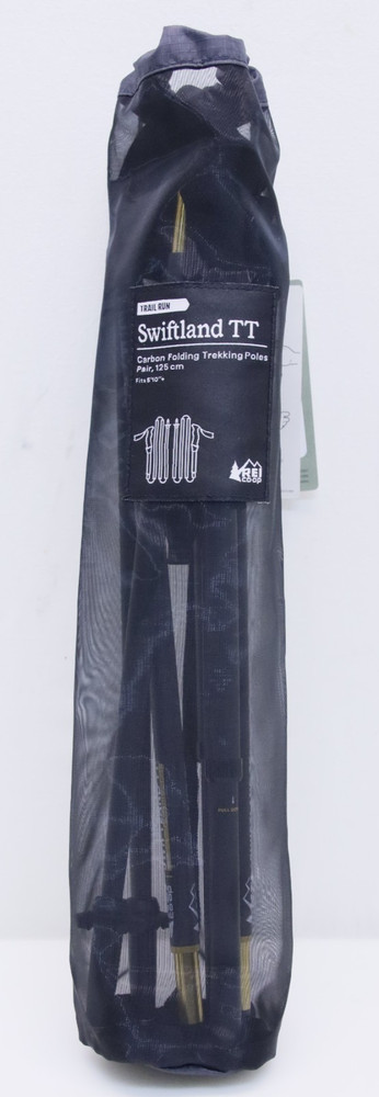 REI Co-op-Swiftland TT Carbon Folding Trekking Poles Oxidized Yellow Size: 125CM