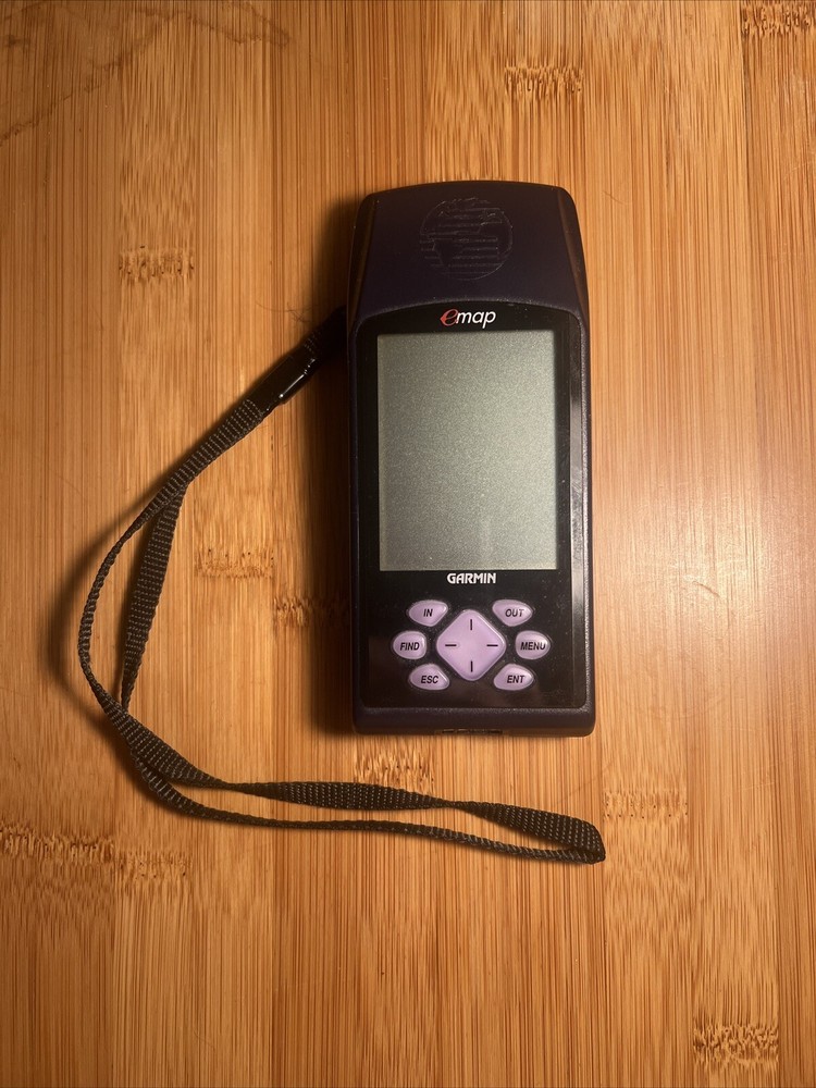 Garmin eMap AM 12 Parallel Channel GPS -POWERS ON! (Untested) (Unit/card)