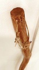Brazos Handcrafted Free-Form Hawthorn Wood Walking Stick – 43.5″ Hiking Cane