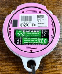 Bushnell BackTrack GPS Personal Location Device Compass Model 360052 Pink