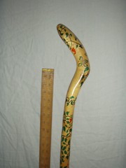 Walking stick / cane…very tall..new..hand painted..local pick up..Atlanta, Ga.