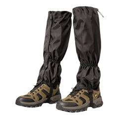 Adjustable Hiking Gaiters Boot Cover Anti Slip Elastic Middle Cord 135g