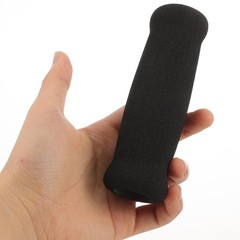 3Pcs Black Anti-Skid Walking Cane Handle Grips Durable Sponge Replacement