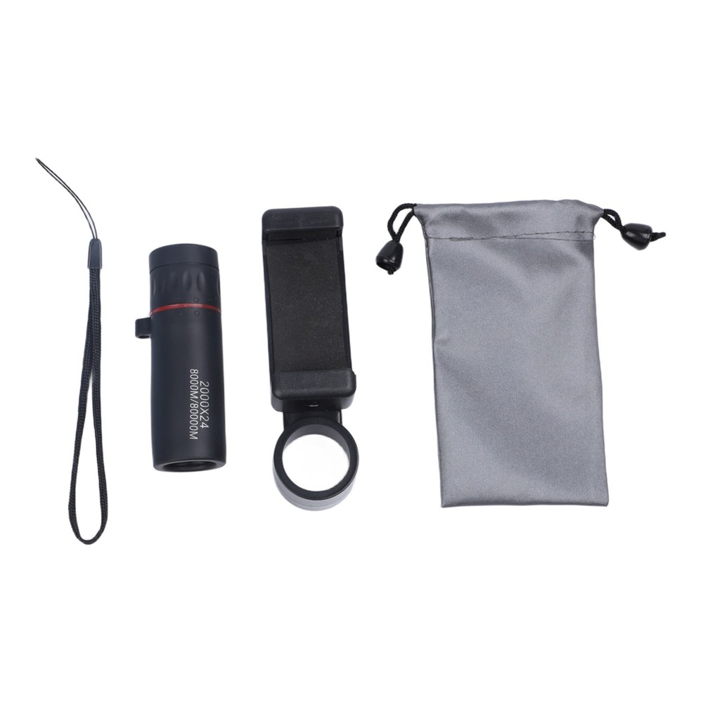 2000×24 Focusing Monocular with Phone Mount for Birding and Nature Viewing