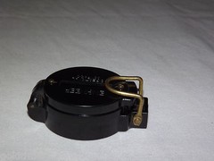 VINTAGE 1960-70S THE A LINE PLASTIC LENSATIC COMPASS IN BOX