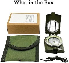 Waterproof Multipurpose Survival Camping Hiking Compass Geological Digital Comp