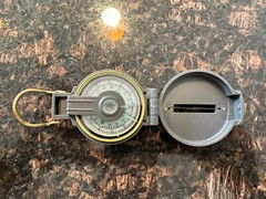 Vintage Coleman Engineer Lensatic Precise Liquid Filled Compass Japan
