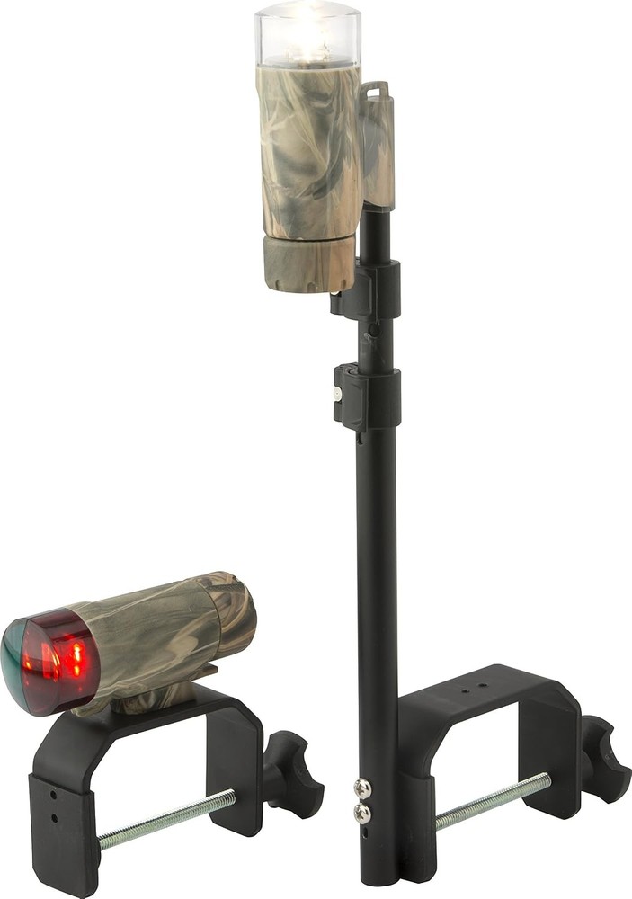 Portable Navigation LED Light Kit Realtree Max-5 Camouflage Clamp-on or Deck