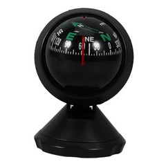 Adjustable Car Compass with Stick-On Base | Universal Dashboard Navigation