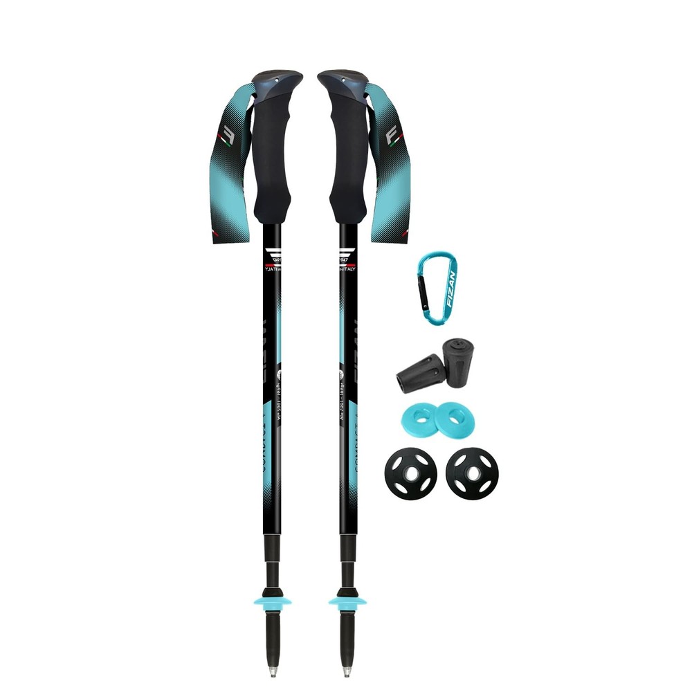 Compact 4 Trekking Poles – Ultralight, Backpacking, Thru Hiking Poles, Adjust…